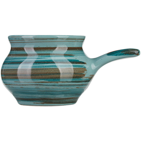 Кокотница «Скандинавия»;керамика;250мл;D=9,H=7см;голуб.