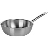Сотейник;сталь нерж.;5,5л;D=28,H=9,L=50см;металлич.
