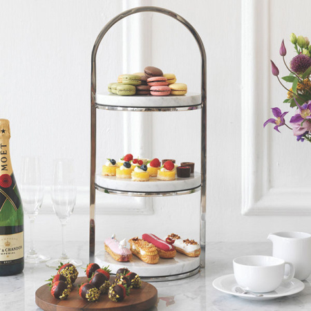 Этажерка 3 яруса на 3 емкости;сталь нерж.;,H=55,3,L=24,2,B=21,8см;металлич.