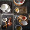 Салатник «Скейп»;фарфор;420мл;D=18см;белый