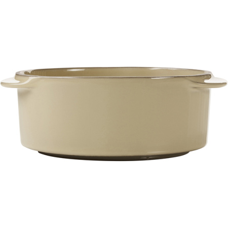 Кастрюля для запекания «Карактэр» без крышки;керамика;250мл;D=12,H=5см;бежев.