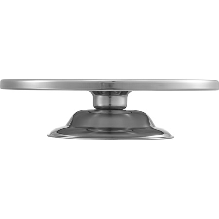 Подставка для торта «Проотель»;сталь нерж.;D=33,H=8см;металлич.