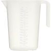 Стакан мерный с ручкой;полипроп.;5л;D=20,5,H=26см;прозр.