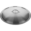 Крышка;сталь нерж.;D=50см;металлич.