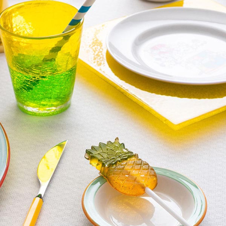 Олд фэшн (стакан) «Колорс»;стекло;310мл;D=9,H=10см;желт.