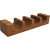 Подставка для тако 4 секции;дуб;,L=19,B=5см