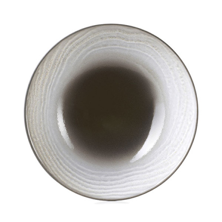 Салатник «Свелл»;керамика;D=150,H=56мм;коричнев.,черный