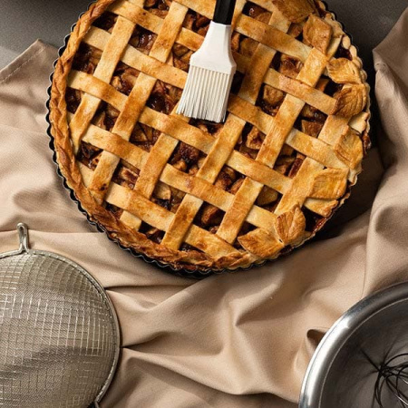 Венчик «Экзогласс»;сталь нерж.,пластик;,L=27/18см;металлич.,черный