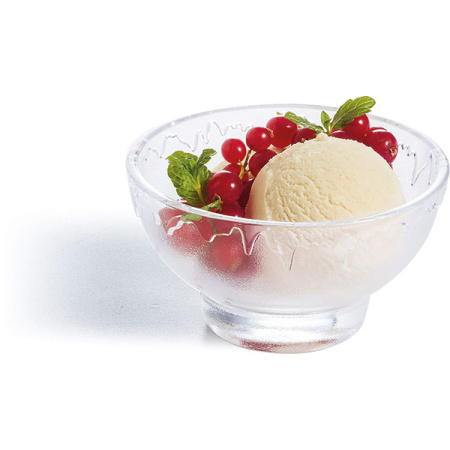 Креманка «Пепит»;стекло;200мл;D=105,H=63мм;прозр.