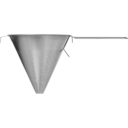 Дуршлаг;сталь нерж.;D=25,H=25,L=40см;металлич.