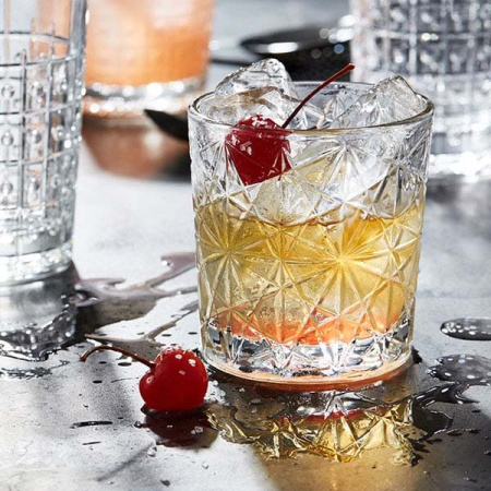 Олд фэшн (стакан) «Лаундж»;стекло;275мл;D=82,H=88,5мм;прозр.