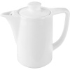 Кофейник «Кунстверк»;фарфор;375мл;D=70,H=125,L=140мм;белый