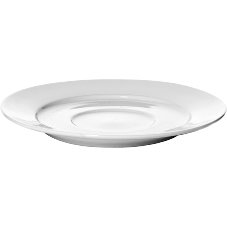 Блюдце для бульонной чашки «Кунстверк» для A7589;фарфор;D=17,5см;белый