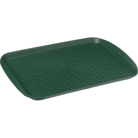 Поднос прямоугольный;полипроп.;,L=45,B=35см;зелен.