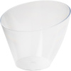 Креманка овальная набор[100шт];полистир.пищ.;140мл;,H=67,L=81,B=73мм;прозр.