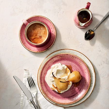 Чашка чайная «Крафт Распберри»;фарфор;228мл;D=90/45,H=60мм;розов.