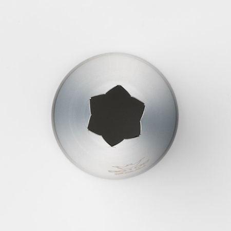 Насадка кондитерская «Открытая звезда»;сталь нерж.;,H=40,L=25/9мм