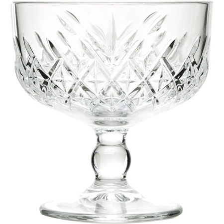 Креманка «Таймлесс»;стекло;275мл;D=98,H=102,5мм;прозр.