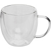 Кружка для горячих напитков «Проотель» двойные стенки;термост.стекло;160мл;D=110,H=76,L=75мм;прозр.