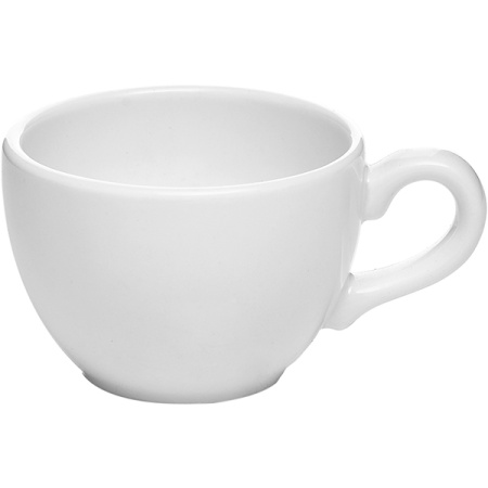 Чашка кофейная «Монако Вайт»;фарфор;85мл;D=60,H=50,L=85мм;белый