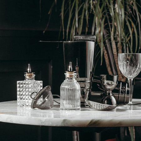 Шейкер американский «Пробар Премиум Оникс»;сталь нерж.;0,84л;D=90,H=178мм;черный