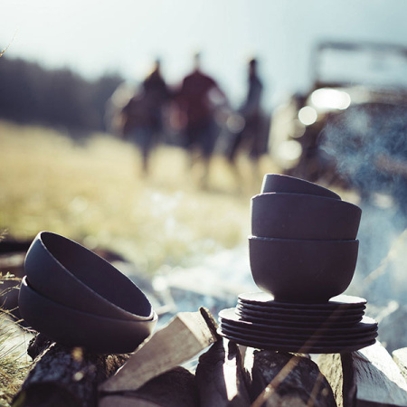 Салатник «Базальт»;керамика;0,6л;D=14,H=8см;черный