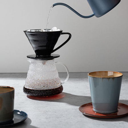 Стакан для горячих напитков «Террес де Ревес»;керамика;310мл;D=85,H=95мм;серый