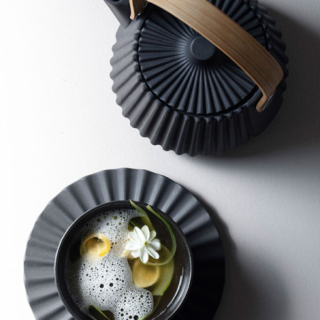 Пиала для чая «Пекое»;керамика;135мл;D=92,H=62мм;черный