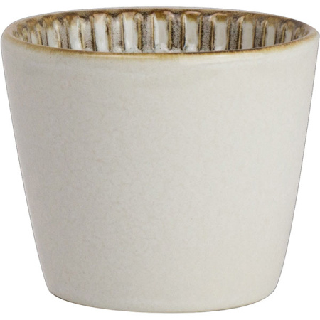 Стакан для горячих напитков «Аделаид»;фарфор;D=76,H=89мм;кремов.