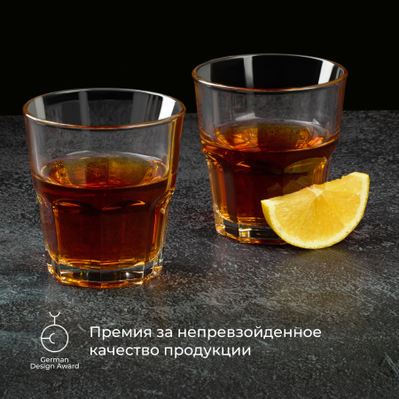 Олд фэшн (стакан) «Касабланка»;стекло;270мл;D=85,H=91мм;прозр.