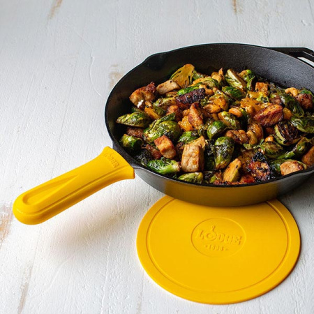 Ручка съемная для сковороды;силикон;,L=14,5см;желт.