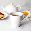 Чайная пара «Кунстверк»;фарфор;250мл;D=90/167мм;белый