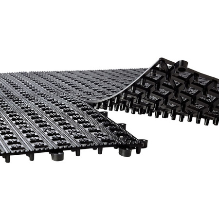 Коврик барный рельефный;полипроп.;,L=33,B=33см;черный