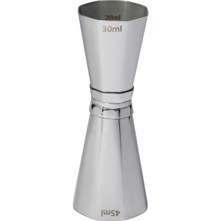 Джиггер «Пробар Премиум Пьюр» 30/45 мл октагон;сталь нерж.;D=39/43,H=112мм;серебрист.