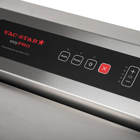 Упаковщик вакуумный «Easy Pro» бескамерный;сталь нерж.;,H=12,7,L=41,7,B=25,3см;300вт;стальной