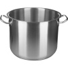 Кастрюля-котел б/крышки;сталь нерж.;17л;D=30,H=25см;металлич.