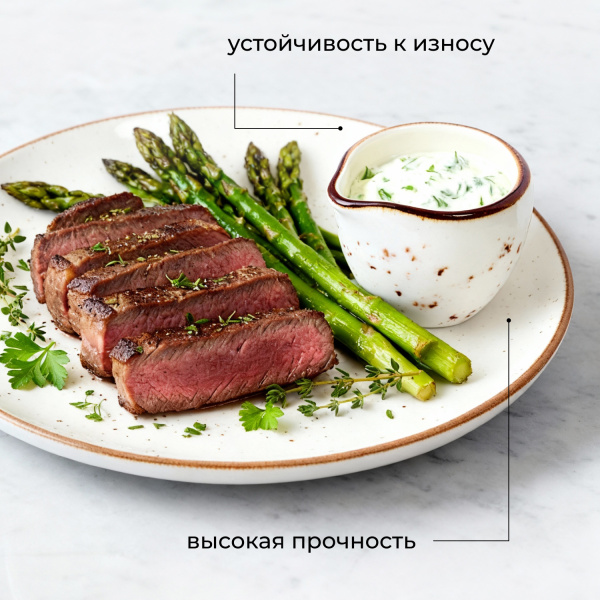 Соусник «Париж»;фарфор;60мл;D=6,H=5см;белый,коричнев.