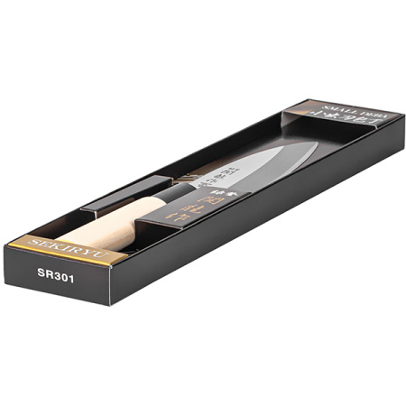 Нож кухонный «Киото» односторонняя заточка;сталь нерж.,дерево;,L=215/105,B=37мм