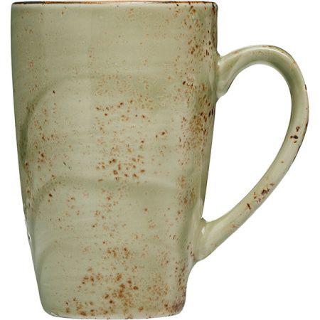 Кружка «Крафт Грин»;фарфор;350мл;D=80,H=120,L=115мм;зелен.