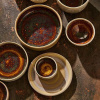 Салатник «Аврора»;фарфор;0,5143л;D=140,H=65мм;песочн.