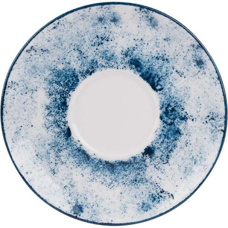 Чашка чайная «Аида»;фарфор;180мл;D=88,H=60мм;белый,синий