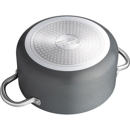 Кастрюля «Уитфорд» без крышки;алюм.литой,сталь нерж.;4л;D=22,H=11см;граф.,черный