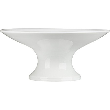 Ваза для фруктов «Белая» Принц;фарфор;D=21,H=10,3см;белый