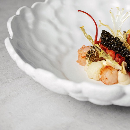 Салатник «Ро Дизайн Бай Кевала»;керамика;D=240,H=55мм;белый