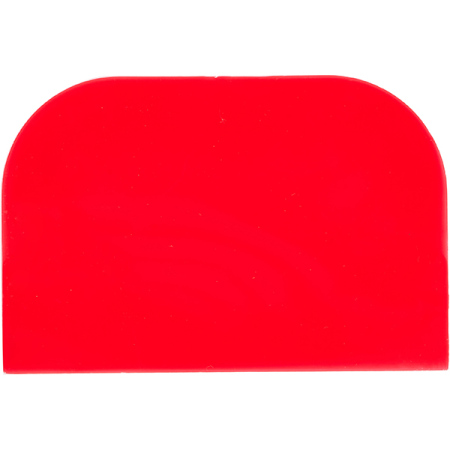 Шпатель кондитерский[10шт];пластик;,H=10,L=145,B=100мм;красный
