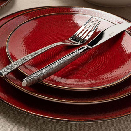 Вилка сервировочная «Эрмитаж»;сталь нерж.;,L=23,5см;металлич.