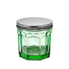 Банка «Фиш&Фиш» круглая с крышкой;стекло;0,75л;D=11,H=11,5см;зелен.