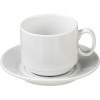 Чайная пара «Экспресс»;фарфор;220мл;D=75/143,H=75мм;белый