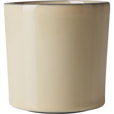 Стакан для горячих напитков «Карактэр»;керамика;220мл;D=8,H=8см;бежев.,коричнев.