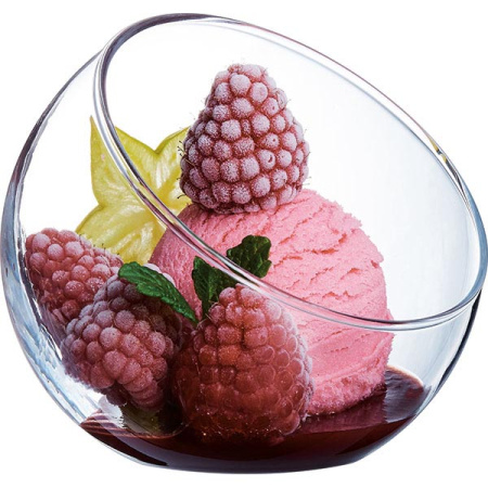 Креманка «Версатиль»;стекло;120мл;D=87,H=90мм;прозр.